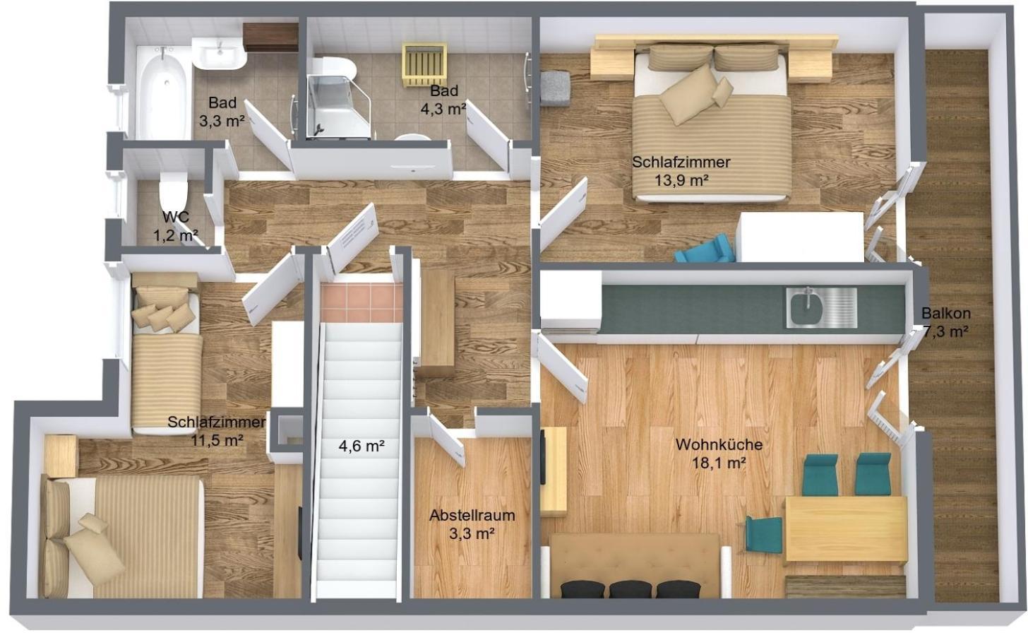 Ferienwohnung Alpenheim Tux Rum bild